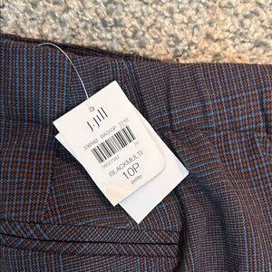 J. Jill women’s Blue plaid pants